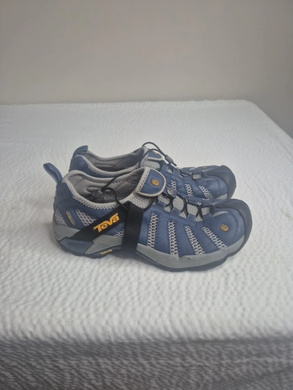 Teva Wraptor Spider 6965 Men's Hiking Shoes Black Gray Blue US 8 Pre-owned